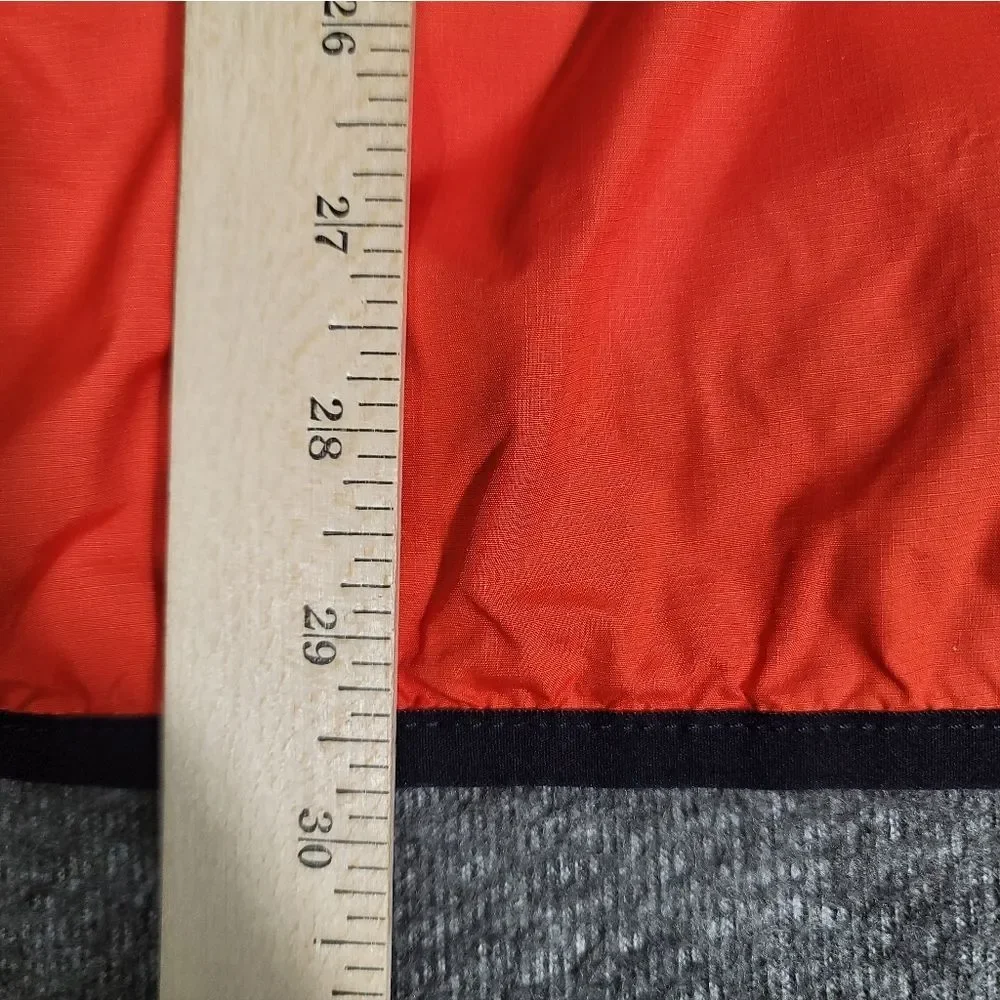 The North Face NF0A4CLO Packable Anorak Windbreaker USA Sleeve Men 2XL Red Blue